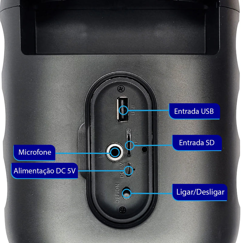 Caixa de Som Bluetooth Portátil XDG-97 XTRAD