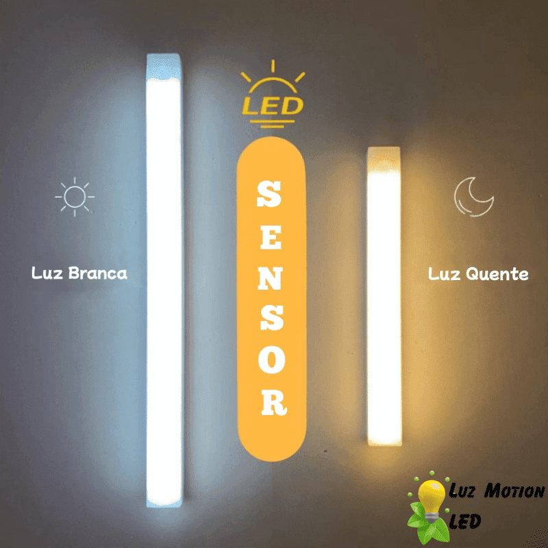 Luz Motion LED - Luz LED Com Sensor De Movimento