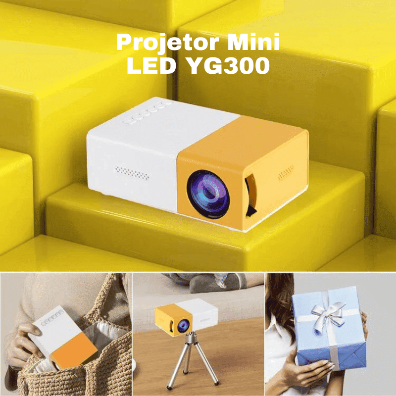 Projetor Mini LED YG300