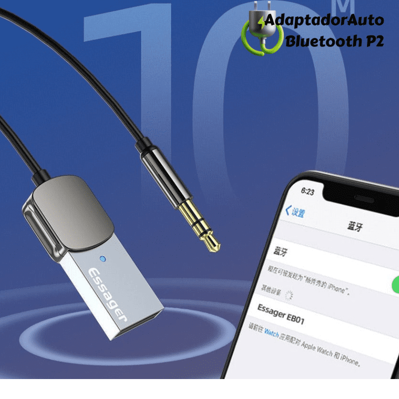 AdaptadorAuto Bluetooth P2