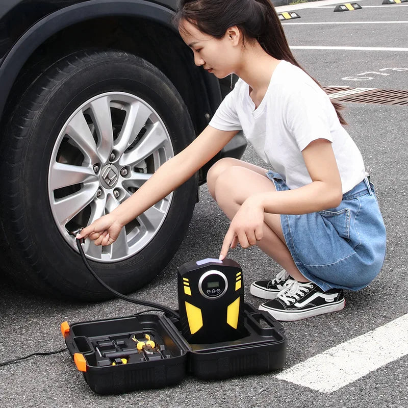 Bomba de Ar para Carro - Compressor Portátil