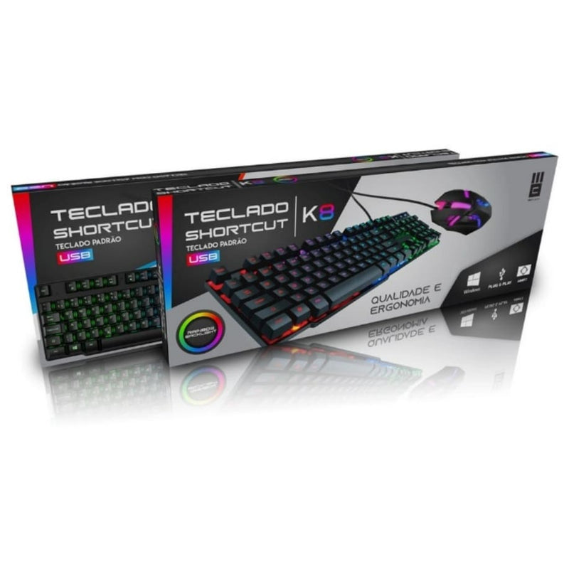 Kit Gamer RGB Elite: Domine o Jogo com Estilo e Precisão