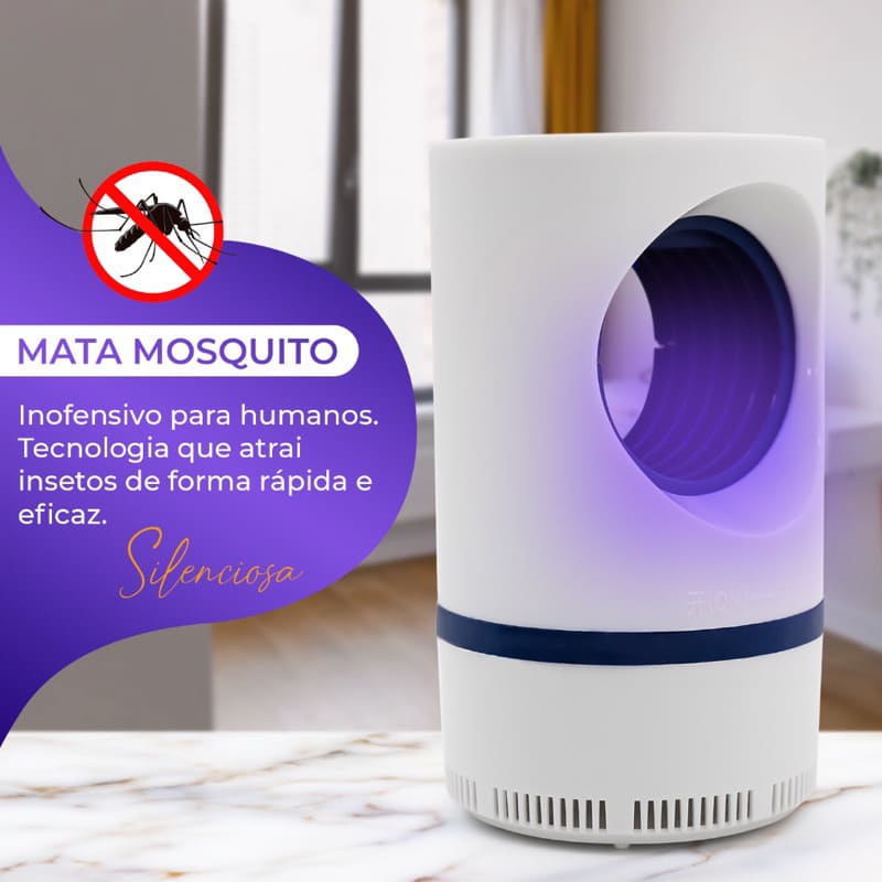 Luminária Repelente UV -Luminária Contra Mosquitos