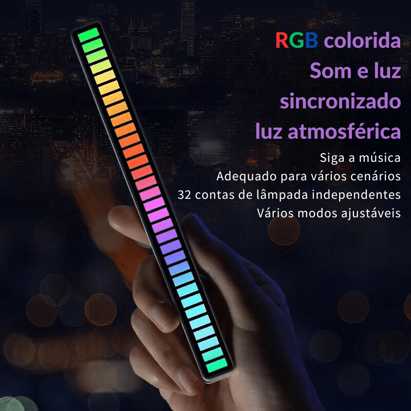 Barra de LED Rítmica RGB